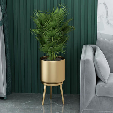 Nordic Metal Tripod Plant Stand Removable Planter Pot Set of 2